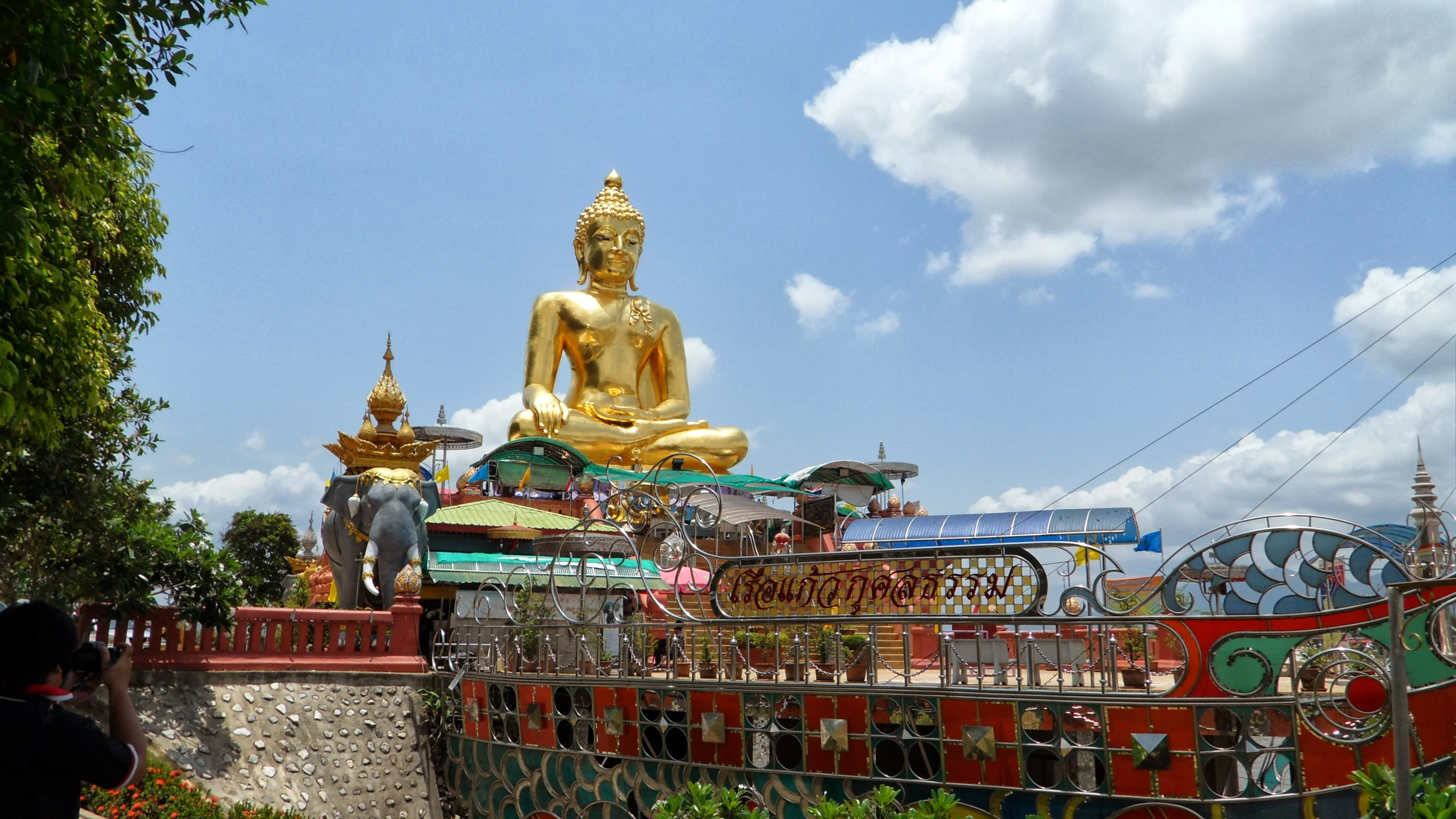 Golden Triangle Buddha on Boat