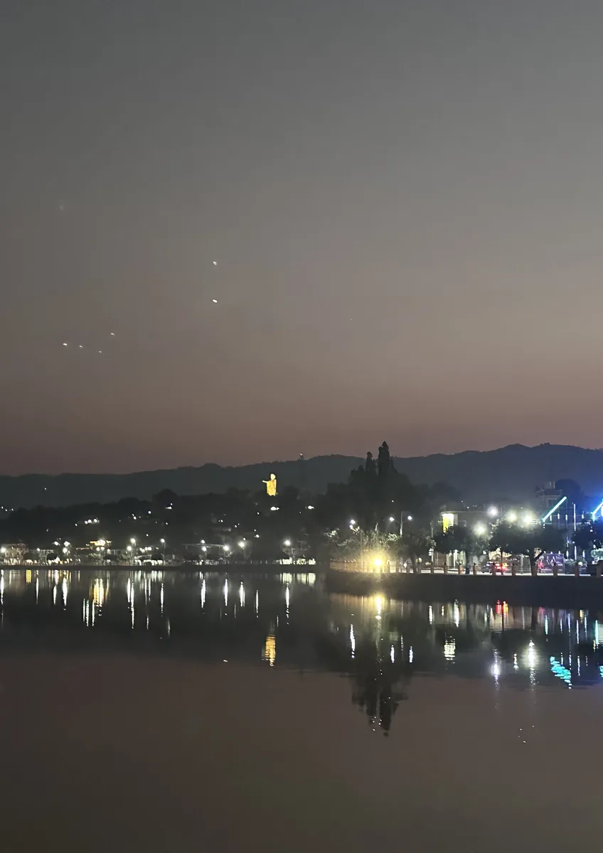 Scenic Nong Tung Lake at Sunset