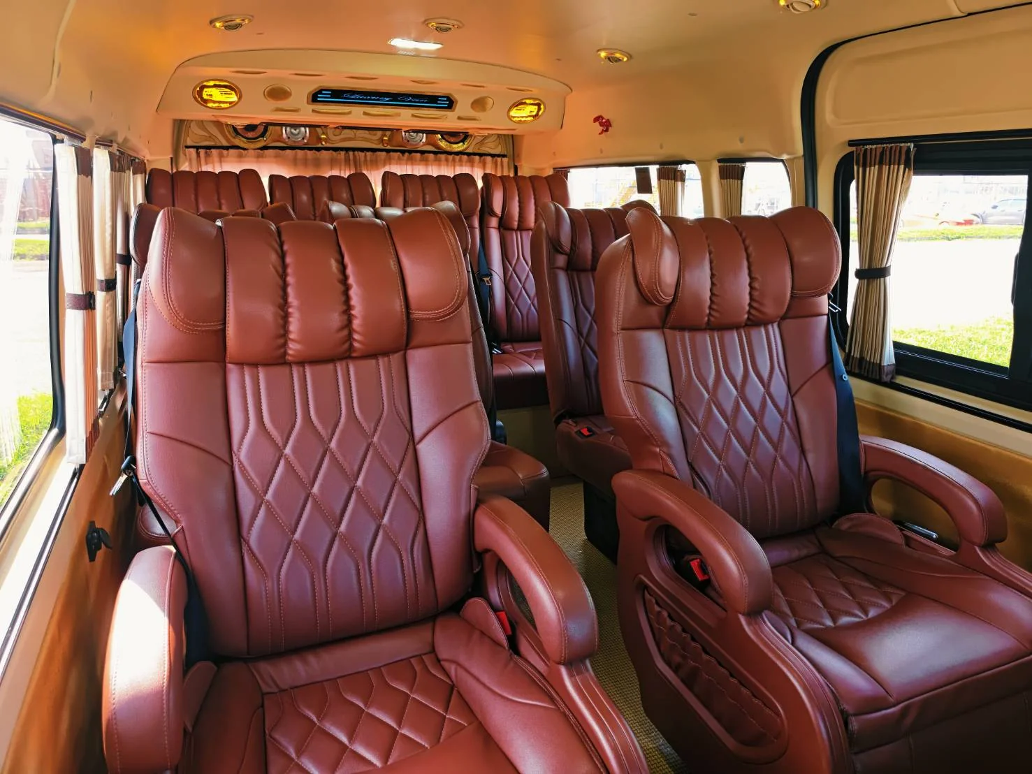 Diamond Quilted Leather VIP Seats